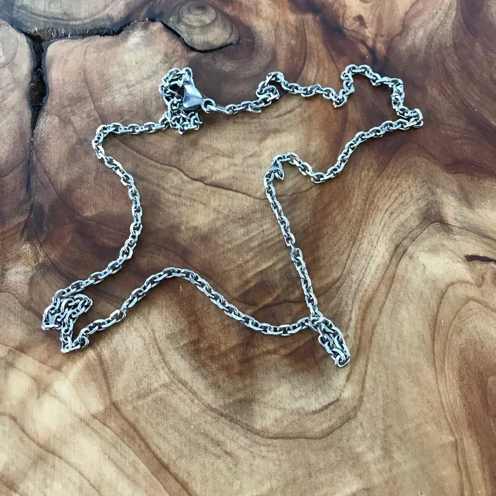 🆕 All As One Laser Cut Necklace and Earrings Set Stainless Steel - Picture 5 of 6